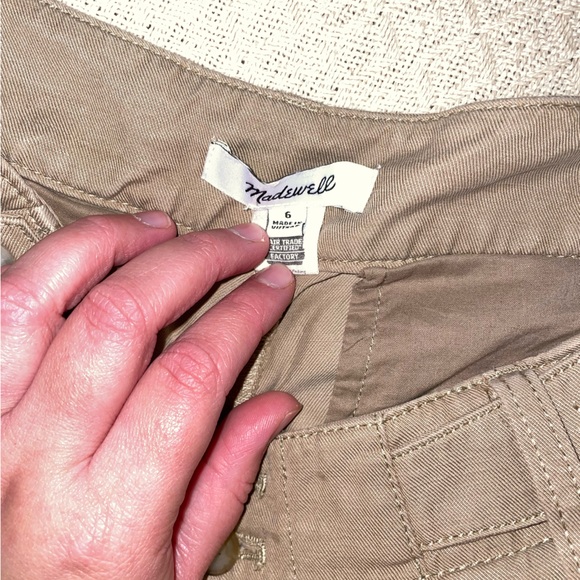 Madewell The Petite Harlow Wide-Leg Pant Seed Khaki Size 6 - Picture 13 of 15
